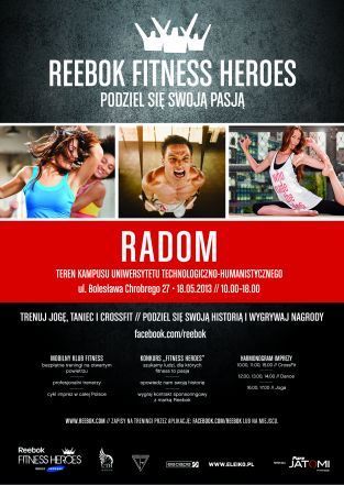 Trenuj z Reebokiem w Radomiu i zostań bohaterem fitnessu