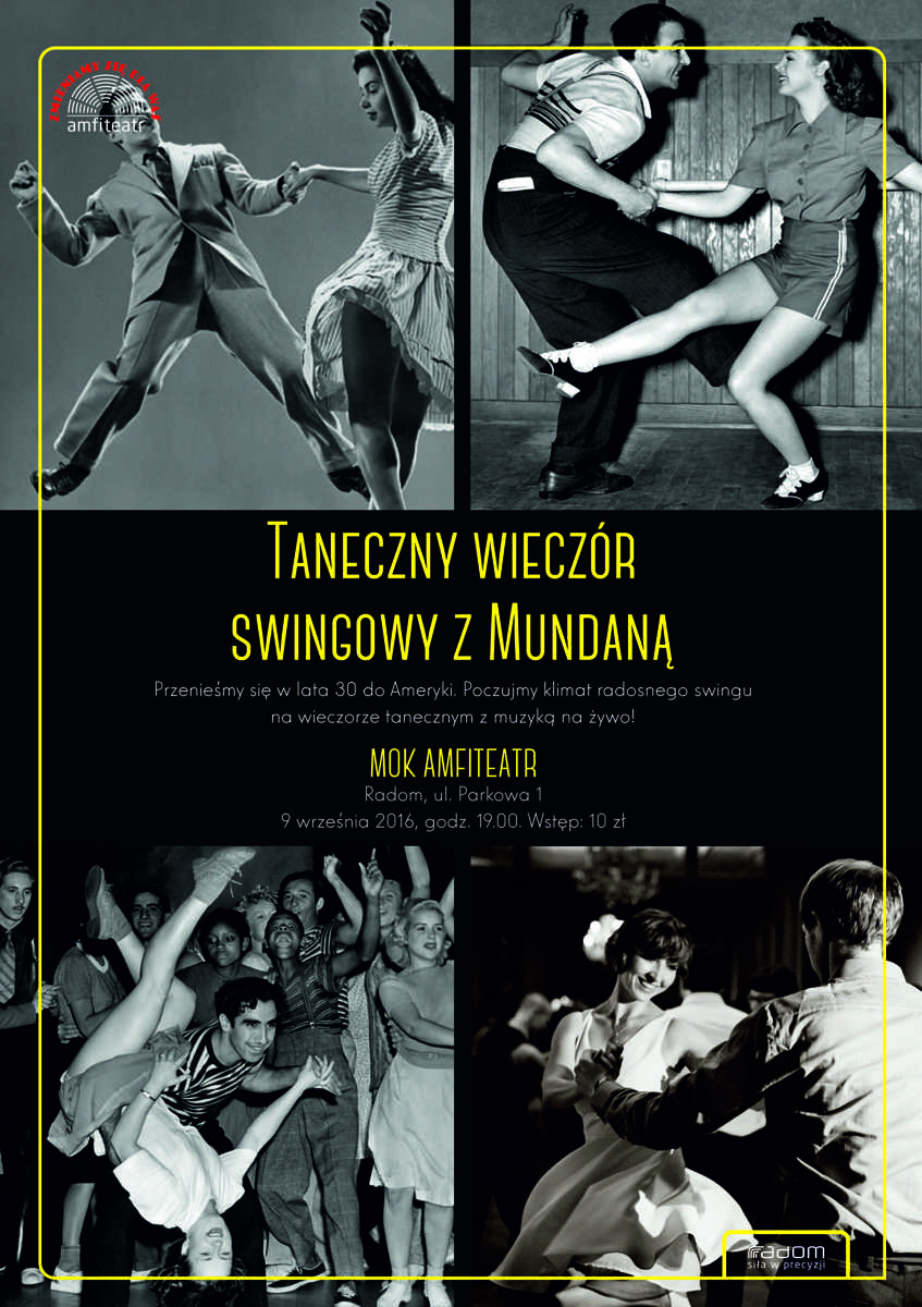 Taneczny wieczór swingowy z Mundaną - 9.09