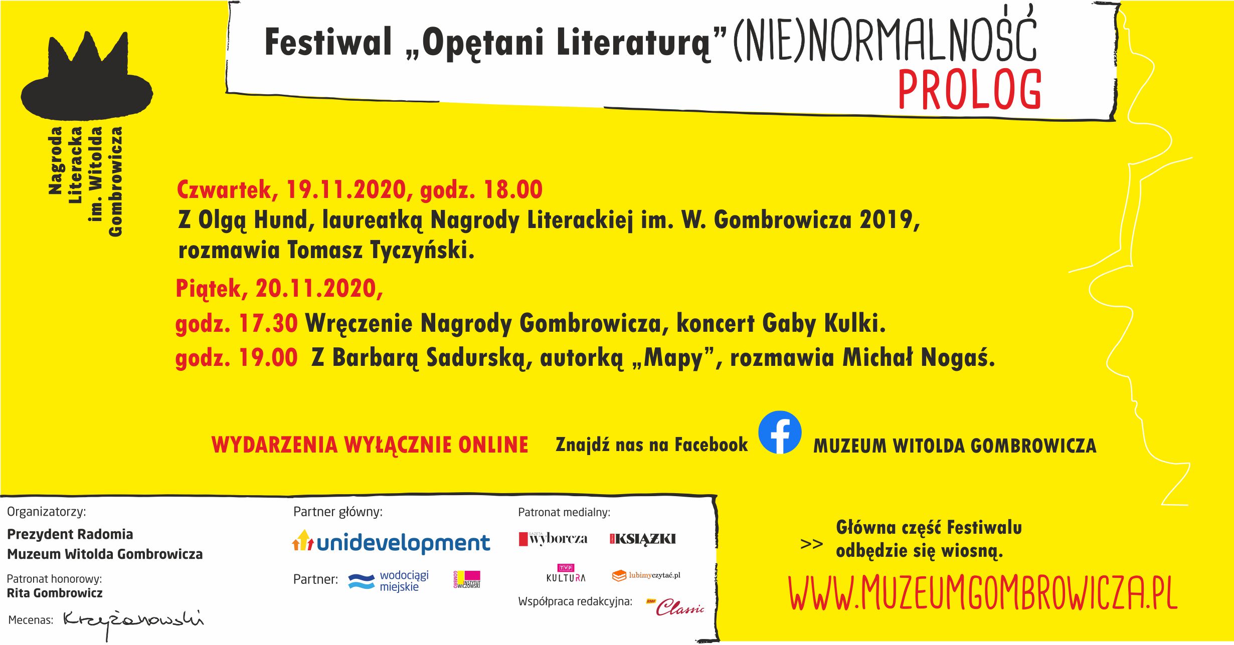Festiwal Opętani literaturą - prolog