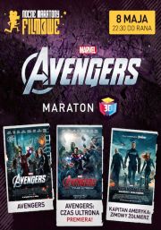 Maraton Avengers 3D w Heliosie - 08.05 godz. 22.30