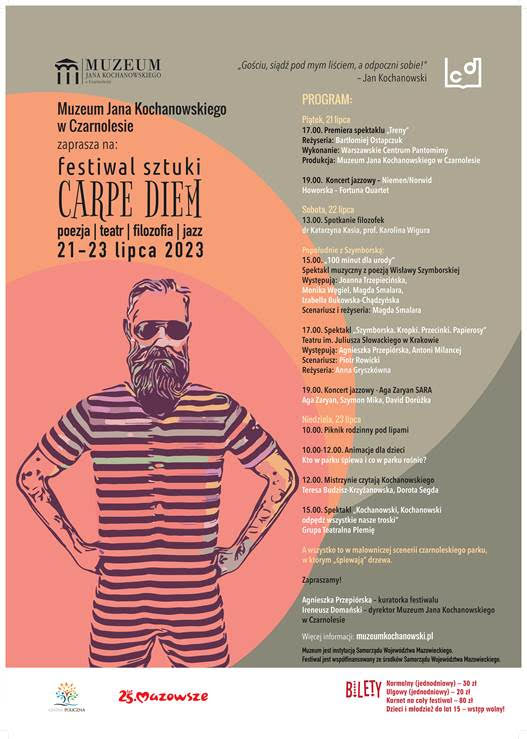 21-23 lipca 2023 Festiwal Sztuki CARPE DIEM 